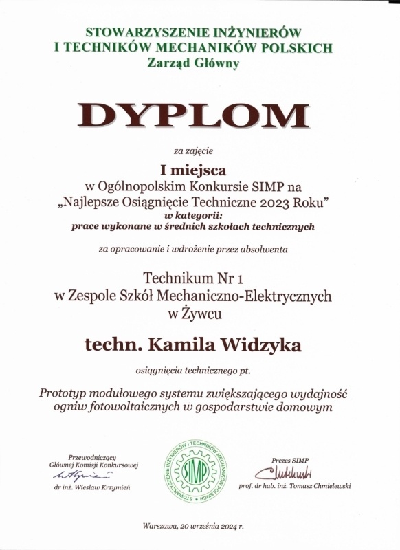 Najlepsze Osiągnięcie Techniczne 